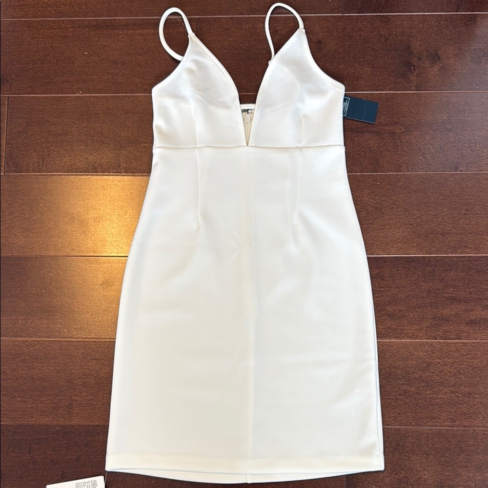 Abercrombie & Fitch White Sheath Mini Dress